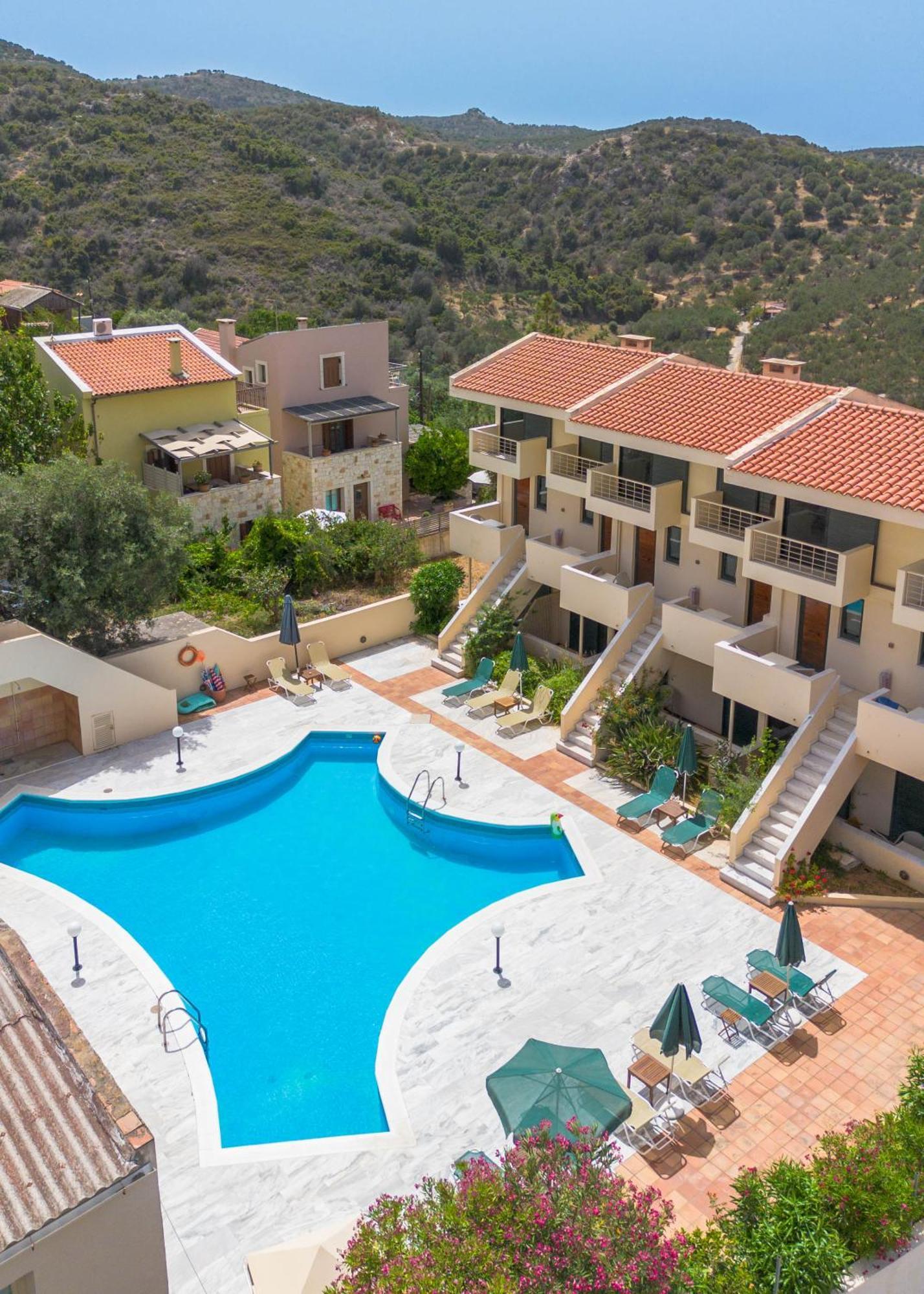 Orestis Hotel Sea View Apartments Stalós Exterior foto